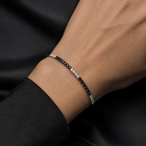Black & White Diamond Bracelet