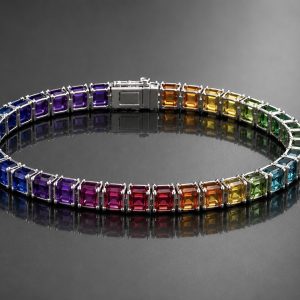 Sapphire Line Bracelet