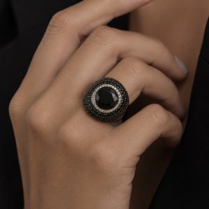 Black Diamond Ring